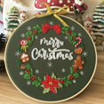 thumbnail image 4 of Kit de manualidades REEWISLY Christmas, 4 piezas, bordado, 30 cm, bricolaje, 4 of 7
