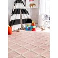 thumbnail image 3 of nuLOOM Tapis de Course en Laine Takako, 2' 6" x 8', Rose, 3 of 4