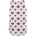 thumbnail image 2 of 8 Bit Hearts All Over Adult Tank Top - Large, 2 of 2