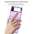 thumbnail image 3 of For Samsung Galaxy Z Flip 3 5G Case, Magnetic Folding Stand Shockproof Hybrid Protective Cover, Purple, 3 of 4