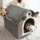 thumbnail image 3 of Plush fluffy dog bed kennel for indoor dogs Puppy medium dogs bed Pet bed for cat  pet house Pet supplies lounger for cats ShopWise Round, 3 of 6