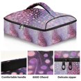 thumbnail image 2 of Iauyy Casserole Carrier for Hot Food Insulated Casserole Travel Carry Bag with Lid Food Warmer Bag for Party/Picnic,Soft Pastel Dots, 2 of 7