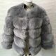 thumbnail image 1 of Rimocy - Abrigo de piel sintética de alta calidad para mujer, chaquetas gruesas y cálidas de invierno 2022, abrigos de piel cortos de manga larga a la moda para mujer, 1 of 6