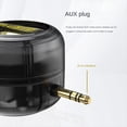 thumbnail image 1 of Mini Altavoz Portátil Caja de Sonido Universal de 3,5 mm Amplificador de Altavoz para Teléfono Móvil Altavoces Externos con Cable Negro Transparente, 1 of 10
