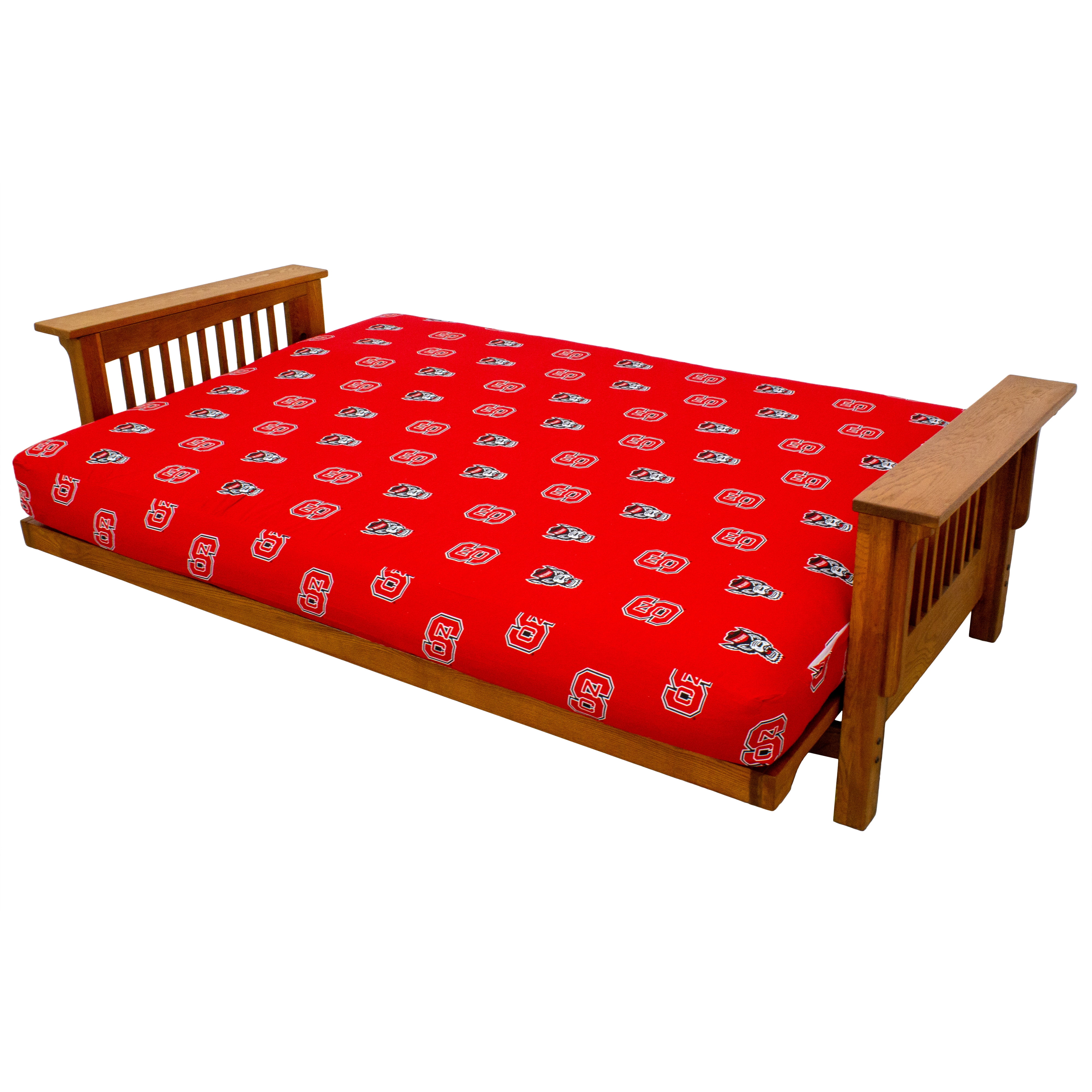 North Carolina State Wolfpack Futon Cover - Full size fits 6 and 8 inch mats