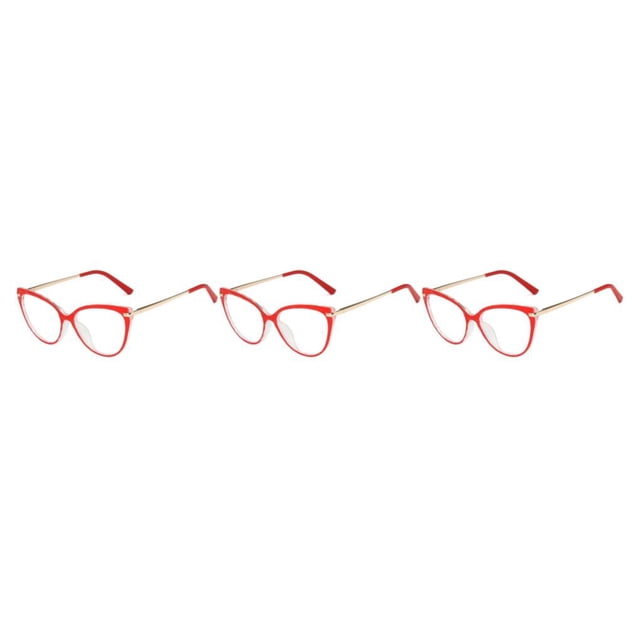 Minnieouse 1 par de gafas de Metal para mujer, gafas de repuesto triangulares HD con estilo, protección solar, gafas decorativas de moda, gafas Type1 NO1