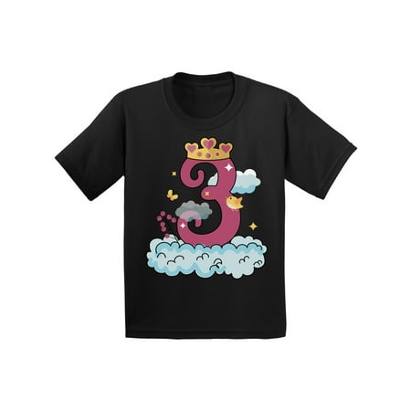 Little Girl Gift - Awkward Styles Princess Toddler Shirt Birthday Girl Tshirt Princess Party for Girls Little Princess Shirt 3rd Birthday Party Princess Gifts for 3 Year Old Girl Girls Birthday Outfit Princess T Shirt