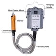 thumbnail image 3 of 1000W 30000RPM Electric Flex Shaft Rotary Tool Foot Pedal Control Flex Shaft Hanging Grinder Carver Can Forward-Reverse Rotation, Multi-function Kit with Accessories for Carve, 3 of 9