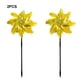 thumbnail image 3 of Yuarrent 2 pack/lote decoración de jardín al aire libre Spinner de viento reflectante mejora la decoración de jardín al aire libre única Jardín y Patio Oro, 3 of 6