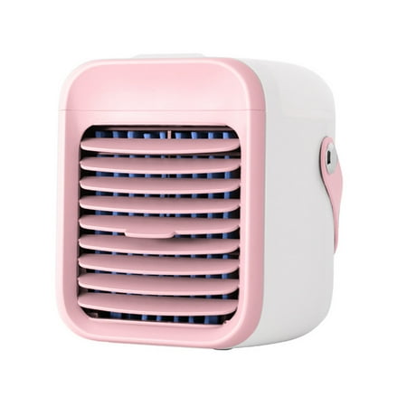 

Portable Air Conditioner Fan Rechargeable Evaporative Air Conditioner Fan with 3 Speeds 7 Colors Cordless Personal Air Cooler with Handle for Home Office and Room ABS +PC Mini air conditioning Home