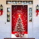 thumbnail image 3 of Letrero decorativo para puerta con vaca y muñeco de nieve Tapiz decorativo Cortina para puerta de fiesta Tapiz Letrero para puerta Fiesta, 3 of 6