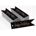 thumbnail image 2 of Inkdotpot Rose Gold Foil Paper Hang Tags Happy Birthday Favor Tags 50 Pieces, 2 of 6