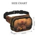thumbnail image 4 of Fotbe Cute Sunflower Guinea Pig Cangurera Cuadrada con Estampado de Doble Capa, Bolsa de Cintura Ajustable Mini para Hombres y Mujeres, 4 of 9