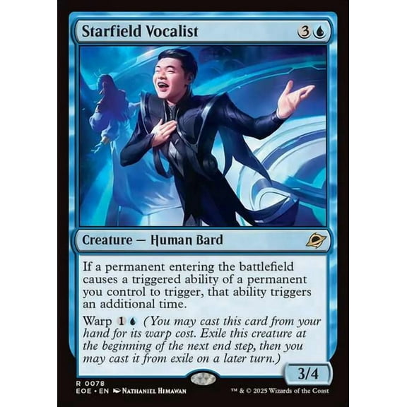 MtG Edge of Eternities Rare Starfield Vocalist #78