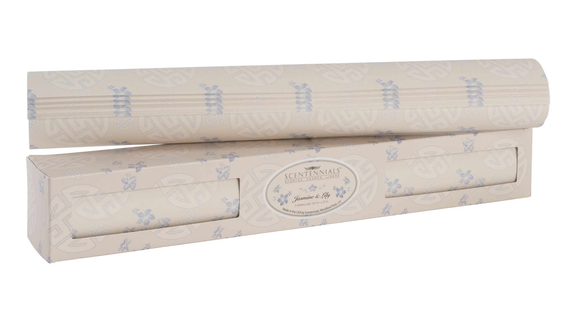 Scentennials Jasmine Lily 6 Sheets Scented Fragrant Shelf