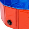 thumbnail image 4 of LeafyLuxe Foldable Swimming Pool, Foldable Swimming Pool Portable Dog Swimming Pool Round Thickened PVC Pet Bathtub Family Children Portable Swimming Pool 80x20cm, 4 of 7