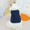 thumbnail image 2 of Dog Dress, Outfit Dog Party Dress, Cute Denim Dog Skirt Soft and Breathable, Dog Princess Dress for Small Medium Dog, 2 of 8