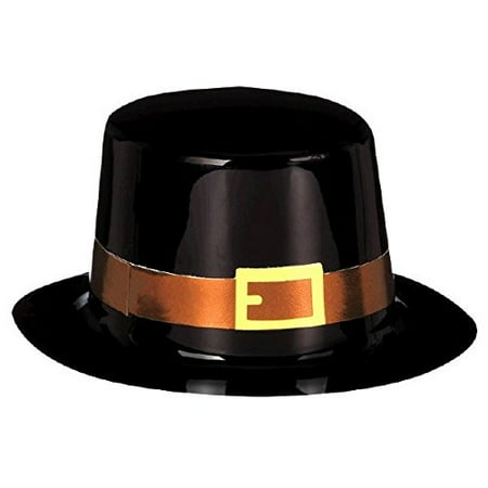 Autumn Mint Tin Amscan Colors of Autumn Thanksgiving Party Mini Pilgrim Top Hat Favor, 4 1/2