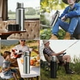 thumbnail image 5 of 2L Tumbler Thermo Bottle Large Capacity Thermal Mug Stainless Steel Thermal Water Bottle Cold And Hot Thermo Cup Vacuum Flask (Silver,1500ML), 5 of 7