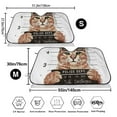thumbnail image 2 of Goofa Cat Holding Mugshot Sign Printed Car Windshield Sunshade,Foldable Reflective Sun Visor,UV Protection Heat Blocker Sunshade,Car Cooling Accessory-, 2 of 7