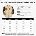 thumbnail image 5 of SPEEDRUN Mens Flannel Shirts Casual Long Sleeve Shirt Jacket for Men Button Down Flannel Plaid Shackets, 5 of 5