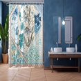 thumbnail image 5 of Bathroom Stall Shower Curtain 36x72, Boho Floral Bath Curtain Country Farmhouse Shower Curtain Set for Bathroom, Water Resistant Polyester Fabric Machine Washable, 5 of 5