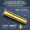 thumbnail image 3 of Afeitadoras eléctricas GSKY para hombre, set de cortadora Gold Baber, recortadora de pelo y afeitadora de láminas, recortadora de barba para hombre, 3 of 5