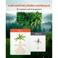 thumbnail image 4 of KFFKFF Synthetic Foliage Wall Tiles, Set of 12, Each 20 x 20 inches, 3D Assembled Verdant Boxwood Panel for Interior and Exterior Green Accents & Ivy Wall Cover, Secluded Backdrop Wall Hedge Display, 4 of 9