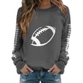 thumbnail image 5 of Essential Sweatshirt for Women Soft Crewneck Long Sleeve Loose Fit Casual Lounge Everyday Basic Winter Warm Top, 5 of 6