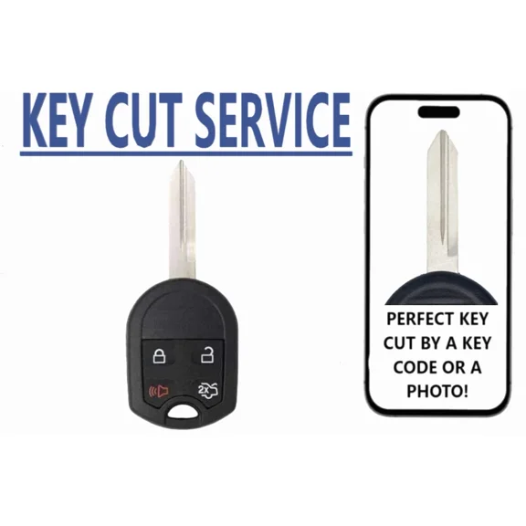 KEY CUT 4 BUTTON REMOTE KEY SA 80 BIT CHIP For FORD LINCOLN MERCURY 2000-2017