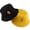 Double-sided black and yellow, variant on Unisex Yellow Duck Embroidered Bucket Hat Reversible Sunscreen Fisherman Cap