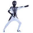 thumbnail image 1 of Disfraz de Spiderman para adultos y niños, traje Zentai de superhéroe, color negro/rojo, para carnaval Fivean unisex, 1 of 2