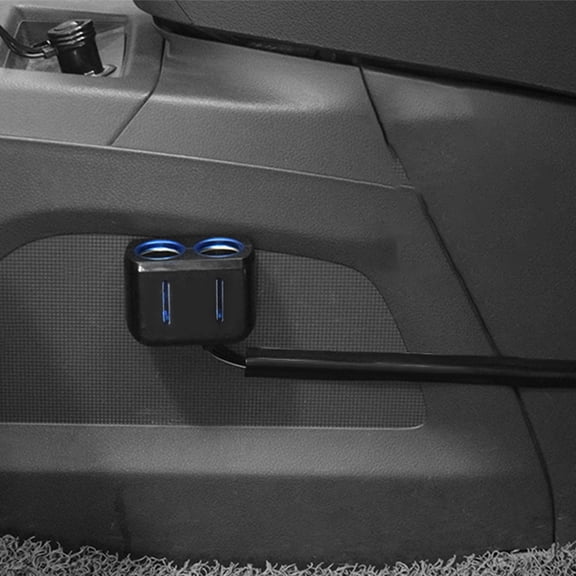 KONTONTY 4-Pack Black Plastic Cable Clips with Adhesive for Car Wire and Cord Management Organizer