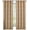 Gold, variant on Sheetsnthings Abstract Bali 54-Inch Wide x 108-Inch Long Panel, Set of 2 Jacquard Thermal Insulated Blackout Curtains, White