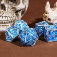 thumbnail image 2 of Cusdie 7-Die Metal DND Dice Set, Ghost Claw Design Metal Polyhedral D&D Dice Set for DND Dungeons and Dragons TTRPG Role Playing Games, 2 of 5