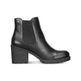thumbnail image 2 of Sun + Stone Womens Morghan Faux Leather Stretch Ankle Boots, 2 of 3