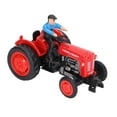 thumbnail image 3 of Kids Farm Vehicle Toys, Plastic Farm Tractor Toy Highly Simulation For Above 3 Years Old Children For Home Play Red, 3 of 8
