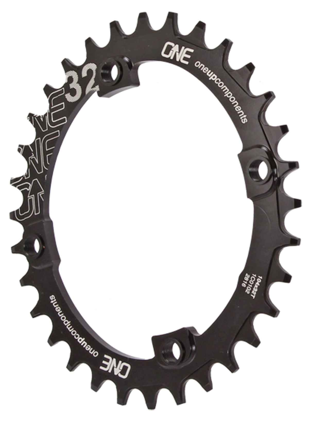 OneUp Components 94 oval chainring 94BCD 30T black