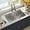 Stainless Steel, variant on 33 Inch Drop In Workstation Kitchen Sink 33x22 Topmount 16 Gauge Stainless Steel Deep Spacious Single Bowl Handmade Sinks with Ledge 33" x 22" x 9"