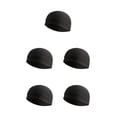 thumbnail image 2 of Qarigey Paquete de 9 gorras de calavera de refrigeración tela de malla ciclismo moda gran textura accesorios de ciclismo forro de casco negro 5piezas, 2 of 6