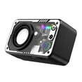thumbnail image 2 of Portable altavoz mini estéreo para hombres subwoofer de bajo multifuncional rectangular para la fiesta de viajes de la playa de ducha Negro, 2 of 8