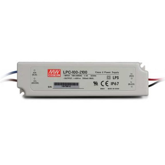 Single Output LED Driver Power Supply, 100.8W 2100mA