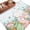 Light Blue, variant on Area Rugs 2.7'x5', Easter Bunny Tail Carpet for Living Room Bedroom Dining Room, Colorful Easter Eggs Teal Wooden Leaves Throw Kitchen Rugs Non Slip Washable Rectangle Indoor Outdoor Rugs