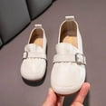 thumbnail image 4 of EnJoCho Fashion Spring Summer Children's Casual Shoes Girls' Leather Shoes Flat Sole Soft Comfortable Dress Shoes Toddler Cute Princess Casual Shoes Ballet Dance Shoes School Home Wear, 4 of 8