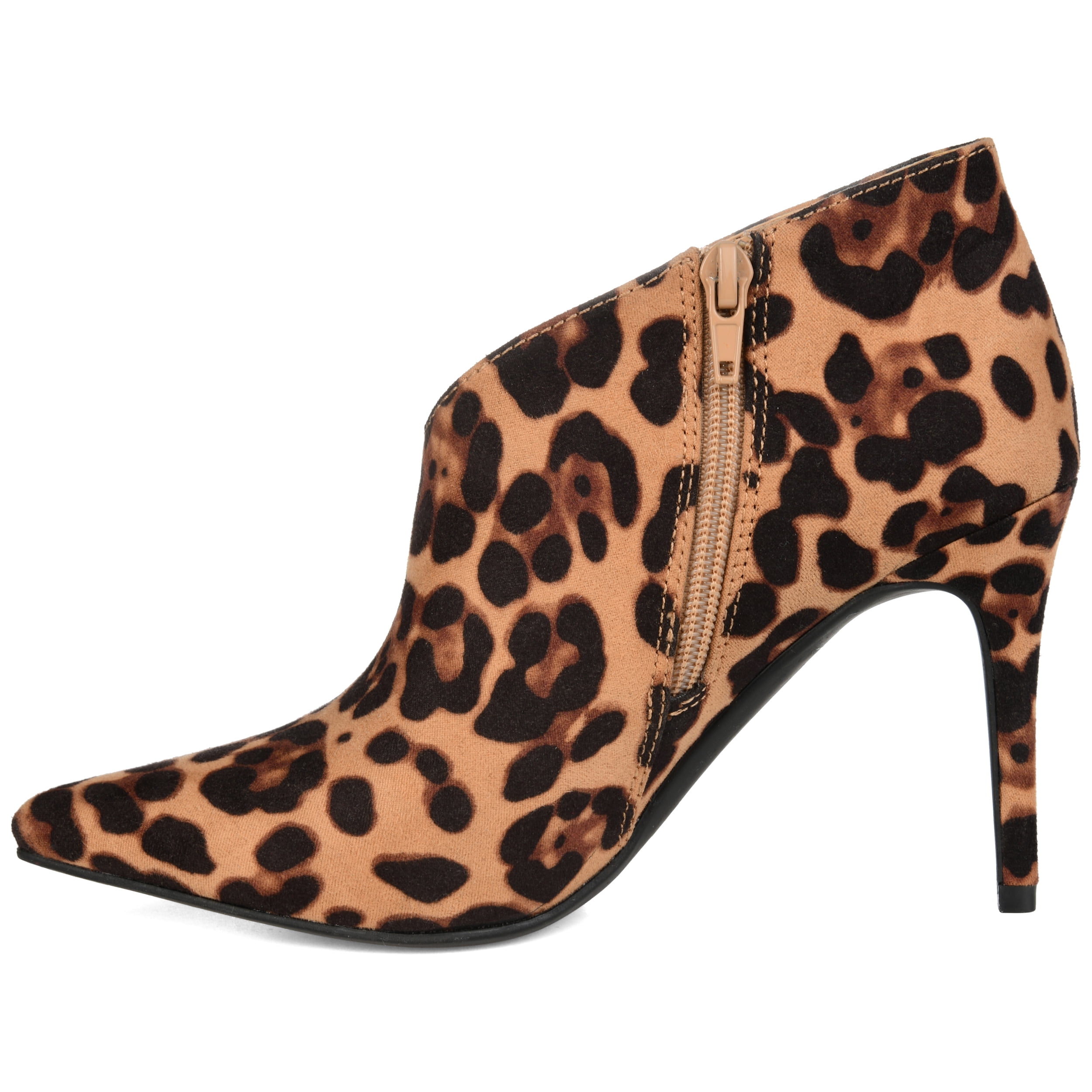 Journee Womens Demmi Inside Zip Stiletto Booties