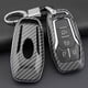 thumbnail image 3 of Fibra de carbono ABS Remote Key Fob Case Cover Chain para Estilo02, 3 of 9