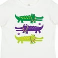 thumbnail image 4 of Inktastic Mardi Gras Holiday Alligators Boys or Girls Toddler T-Shirt, 4 of 5