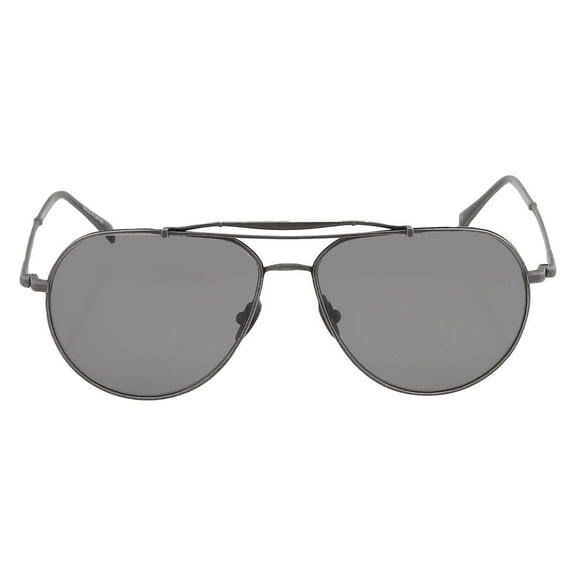 John Varvatos Green Pilot Men's Sunglasses V549 GUN 58