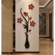 thumbnail image 2 of 1 juego de murales de jarrón 3D para sala de estar, dormitorio, sofá, fondo de pared de TV, regalo adhesivo, decoración de pared de bricolaje (59 x 23 pulgadas) JAMW Sencillez, 2 of 5