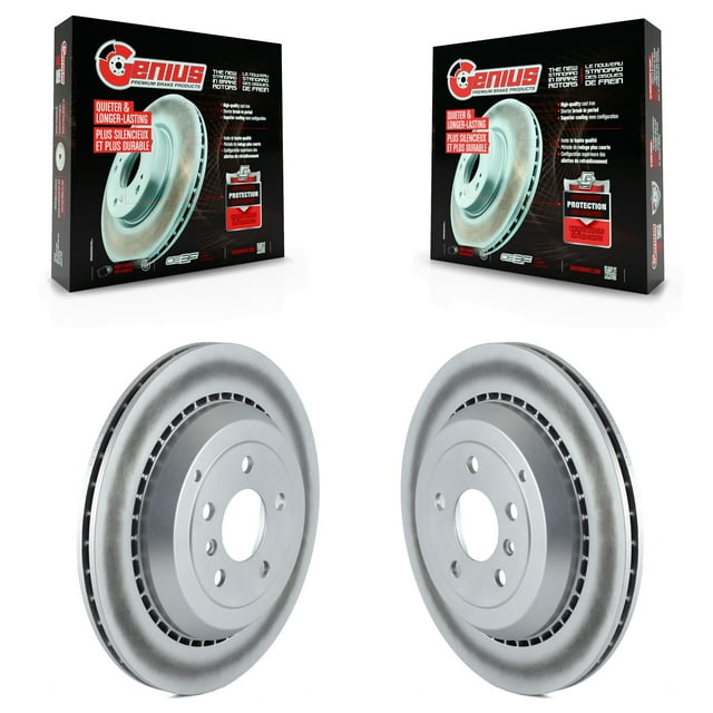 Genius Rotor de Frein à Disque Arrière pour Voiture Mercedes-Benz ML350 GL350 R350 GL320 GL450 GL550 ML550 ML500 R320 R500 G55 AMG KG-100568
